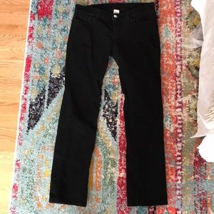 Black J.Crew straight leg cords